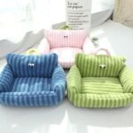 Creative And Cute Striped Pet Sofa Nest - Image 4