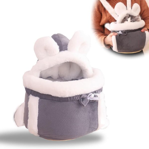 Pet Carrier Bag, Cat Bag Carrier, Double Pocket Cat Front Pack, Carry Bag For Pets, Warm Pet Carrier Bag, Travel Backpacks For Dogs And Cats Backpack