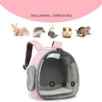 Pet Backpack Hamster Carrier Transparent Small Animal Carrier Guinea Pig Backpack Sugar Glider Ferret Pet Bag Rabbit Bunny Cage - Image 5
