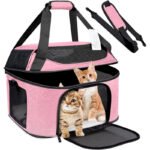 Dog Backpack Breathable Pet Portable Carrier Bag Travel Transport Bag For Small Dogs And Cats Outgoing - Image 7