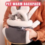 Pet Carrier Bag, Cat Bag Carrier, Double Pocket Cat Front Pack, Carry Bag For Pets, Warm Pet Carrier Bag, Travel Backpacks For Dogs And Cats Backpack - Image 8