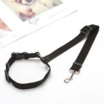 Solid Two-in-one Pet Car Seat Belt Lead Leash BackSeat Safety Belt Adjustable Harness For Kitten Dogs Collar Pet Accessories - Image 4