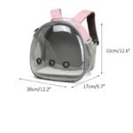 Pet Backpack Hamster Carrier Transparent Small Animal Carrier Guinea Pig Backpack Sugar Glider Ferret Pet Bag Rabbit Bunny Cage - Image 2
