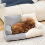 Doghouse Cathouse Pet Sofa Comfortable Open Sleep-free High Backrest Pet Mattress - Image 9