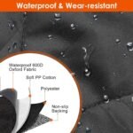 1Pc Dog Car Seat Cover Waterproof Scratchproof Pet Car Rear Protector Mat Pet Back Seat Cover With Dog Seat Belt For Car Truck SUV - Image 4